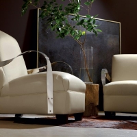 Bernhardt Interiors Crome Arm Chairs