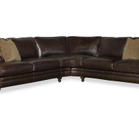 Bernhardt Leather Sectional